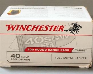 Winchester .40 S&W Ammo, Approx 200 Rds