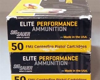 Sig Sauer .45 Auto Ammo, Approx 100 Rds