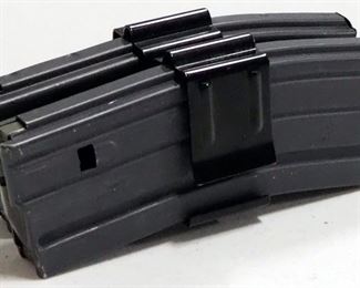 5.56 Cal Metal Mags, Qty 2, In Metal Mag Holder