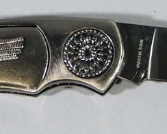 Skull Themed Folding Knife And Lighter, In Display Box