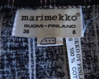 100% cotton Marimekko dress