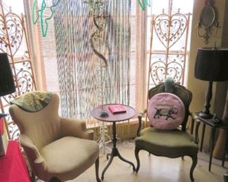 More seating and small tables