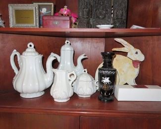 Antique ironstone tea and coffee service