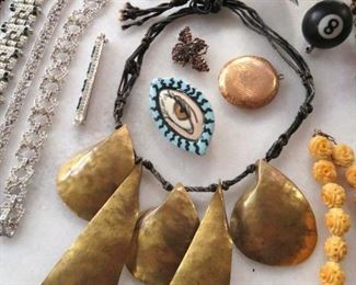 Amazing modernist and vintage jewelry