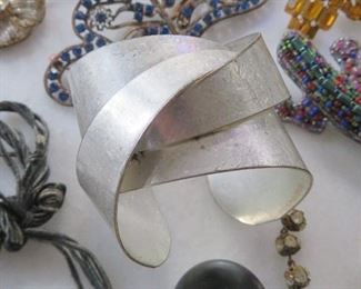 Sensational twisted metal cuff bracelet