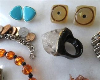 That ring!! Massive chunk of authentic quartz