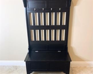 Entry Hall Tree with Storage Bench 36" x 16" x 63"