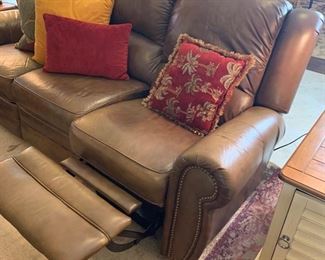 Lazy Boy Leather Reclining Sofa 36"deep x 90" long