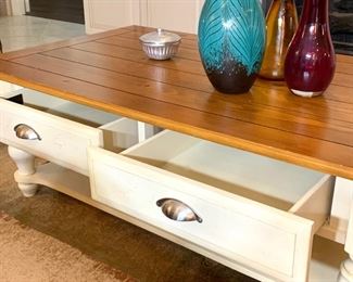 Liberty Furniture 2 Drawer Coffee Table 49" x 30" x 18"