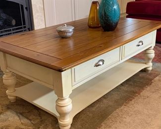 Liberty Furniture 2 Drawer Coffee Table 49" x 30" x 18"