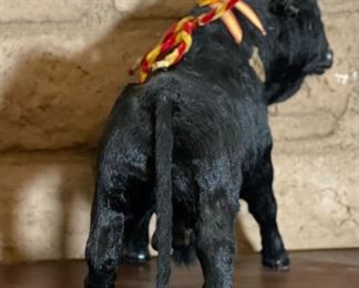 Vintage Spain Bull Figure Doll Spanish 9x4x12.5in HxWxD