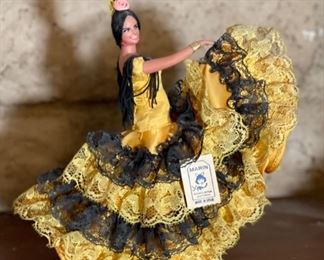 Marin Chiclana Flamenco Dancer Doll Figurine 7in H