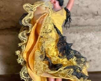 Marin Chiclana Flamenco Dancer Doll Figurine 7in H