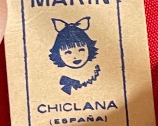 Marin Chiclana Matador Doll Figure 7in H