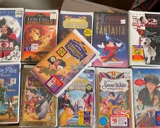 Lot of 11 Walt Disney VHS Masterpiece Tapes SEALED