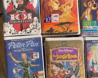 Lot of 11 Walt Disney VHS Masterpiece Tapes SEALED