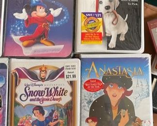 Lot of 11 Walt Disney VHS Masterpiece Tapes SEALED
