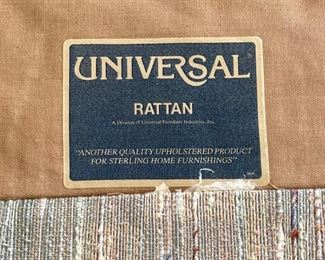 #1 Universal Rattan Chair Vintage 33 x 35 x 33 HxWxD