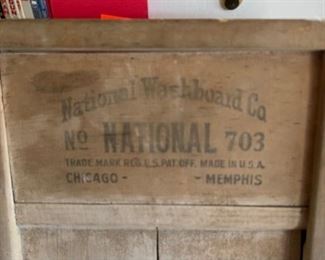 Antique National Washboard 703 18x9x1.5in