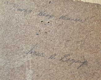 Irene A Begay Sand Painting Navajo Hoop Dancer #2 8x8in