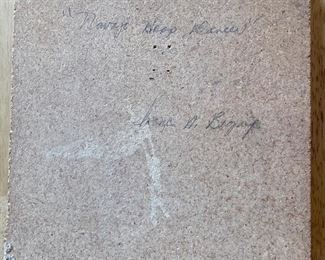 Irene A Begay Sand Painting Navajo Hoop Dancer #2 8x8in