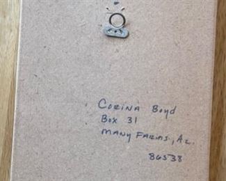 Corina Boyd Antelope Kachina Sand Painting Butterfly Girl 12x6in