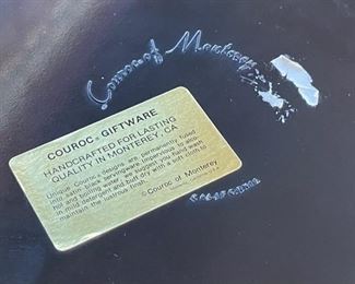 Couroc of Monterey Plate Birds 10.5in Diameter