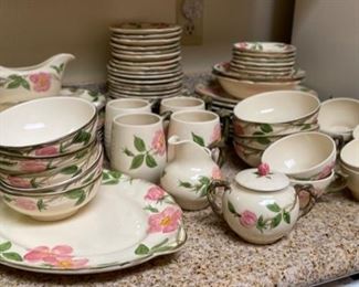 73pc Set Franciscan Desert Rose China Dinnerware