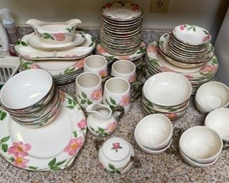 73pc Set Franciscan Desert Rose China Dinnerware