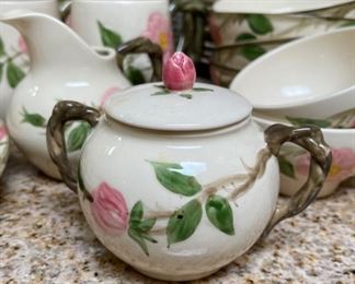 73pc Set Franciscan Desert Rose China Dinnerware