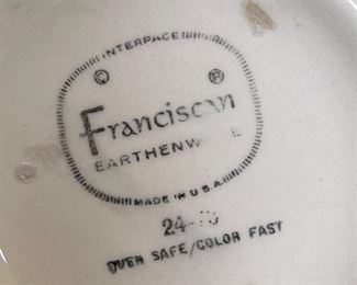 73pc Set Franciscan Desert Rose China Dinnerware