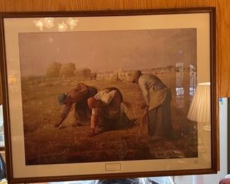 Jean Francois Millet The Gleaners HFA Framed Print 23x29in
