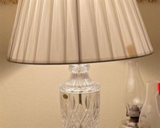 #1 European Collection Crystal Lamp 29in h x 16in Diameter