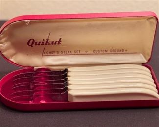 Set of 6 Quikut Steak Knives Knives: 7in Long