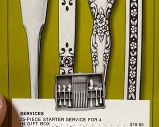 Oneida Profile Vintage Flatware 12 place settings