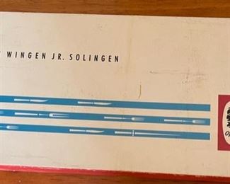 3pc Anton Wingen Carving Set Stag Antler Knife 13in long