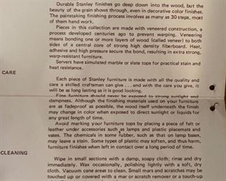 Stanley Furniture Roll Top Dresser Jewelry Cabinet 55x22.25x19in