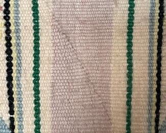 Navajo 4 Female Yei Vintage Wool Rug Native American 31x42in