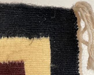 Navajo 4 Female Yei Vintage Wool Rug Native American 31x42in