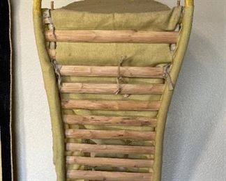 Large Apache Cradleboard Native American Baby Papoose 29x11x10.75in HxWxD