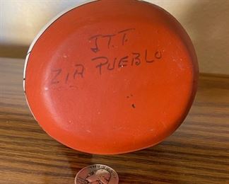 Native American Wedding Vase JTT Zia Pueblo 6x5x3.5in