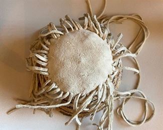 Apache Burden Basket Native American 6 in H x 7.75in Diameter