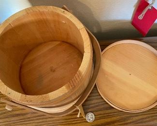 West River Basket Co Furkin 7in H x 8.5in Diameter