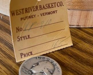 West River Basket Co Furkin 7in H x 8.5in Diameter
