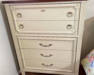 Vintage Lou Register 5 drawer Dresser 48x36x19.5in HxWxD