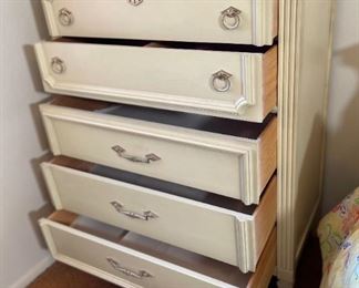 Vintage Lou Register 5 drawer Dresser 48x36x19.5in HxWxD
