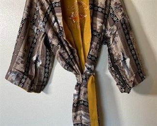 Japanese Kimono Embroidered Dragon