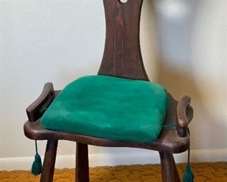 Birthing Chair Green Cushion 33x18x12in HxWxD