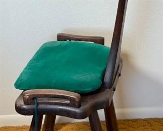 Birthing Chair Green Cushion 33x18x12in HxWxD