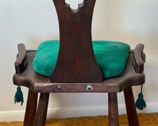 Birthing Chair Green Cushion 33x18x12in HxWxD